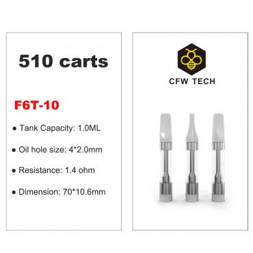 F6T-10 Cartridge 510 carts 0.5ml/1.0ml avabile