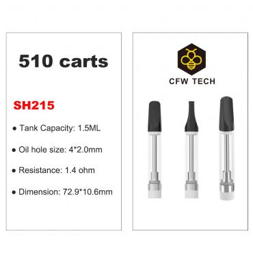 SH215 Cartridge 510 carts 0.5ml/1.0ml avabile