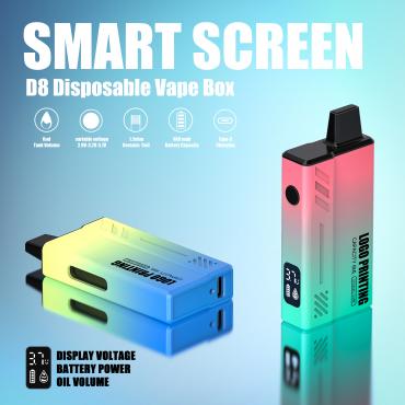 S1 BOX Disposable vape device 3.0ml/6.0ml with smart led screen disposable for delta8