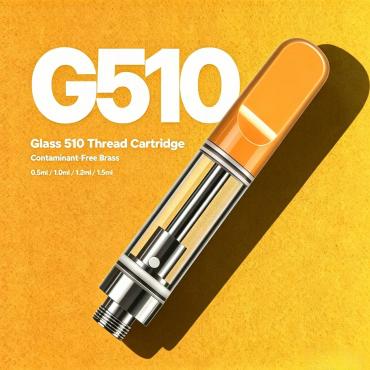 G510 0.3ML/0.5ML/1.0ML 510 Thread vape carts for distillate/resin/rosin oil.